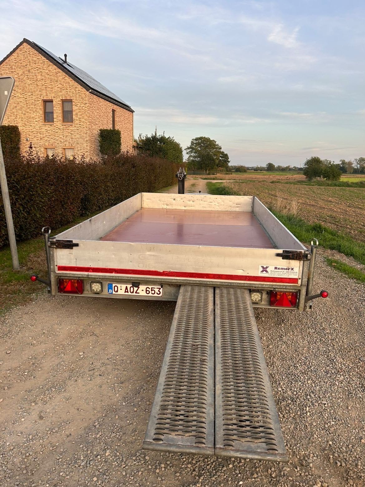 Eduard dubbelasser aanhanger/remork 2600kg., Ophalen, Gebruikt