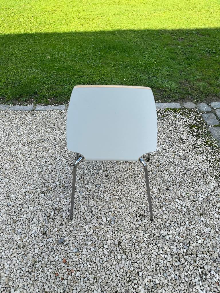 Chaises blanches Ikea - 6 pièces, Maison & Meubles, Chaises, Enlèvement, Skandinavisch, Cinq, Six Chaises ou plus, Utilisé