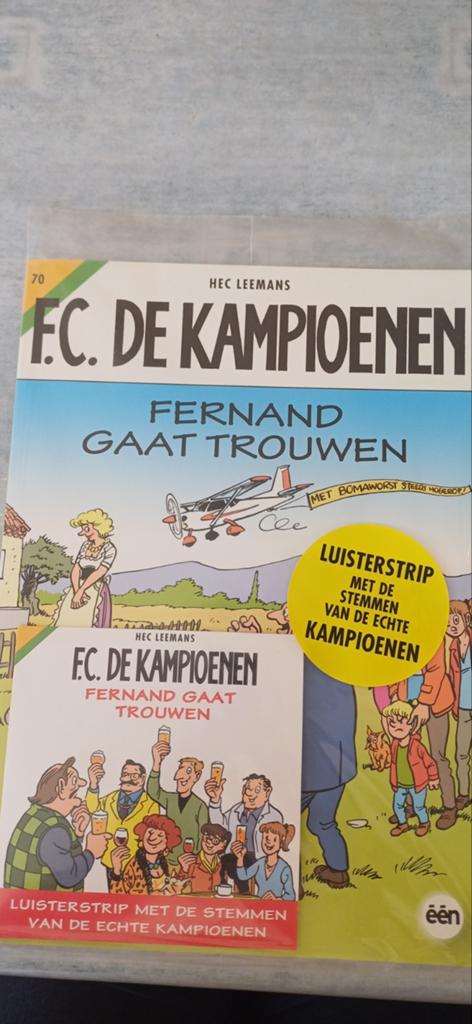 FC De Kampioenen - Fernand gaat trouwen met cd., Boeken, Stripverhalen, Ophalen, Hec Leemans