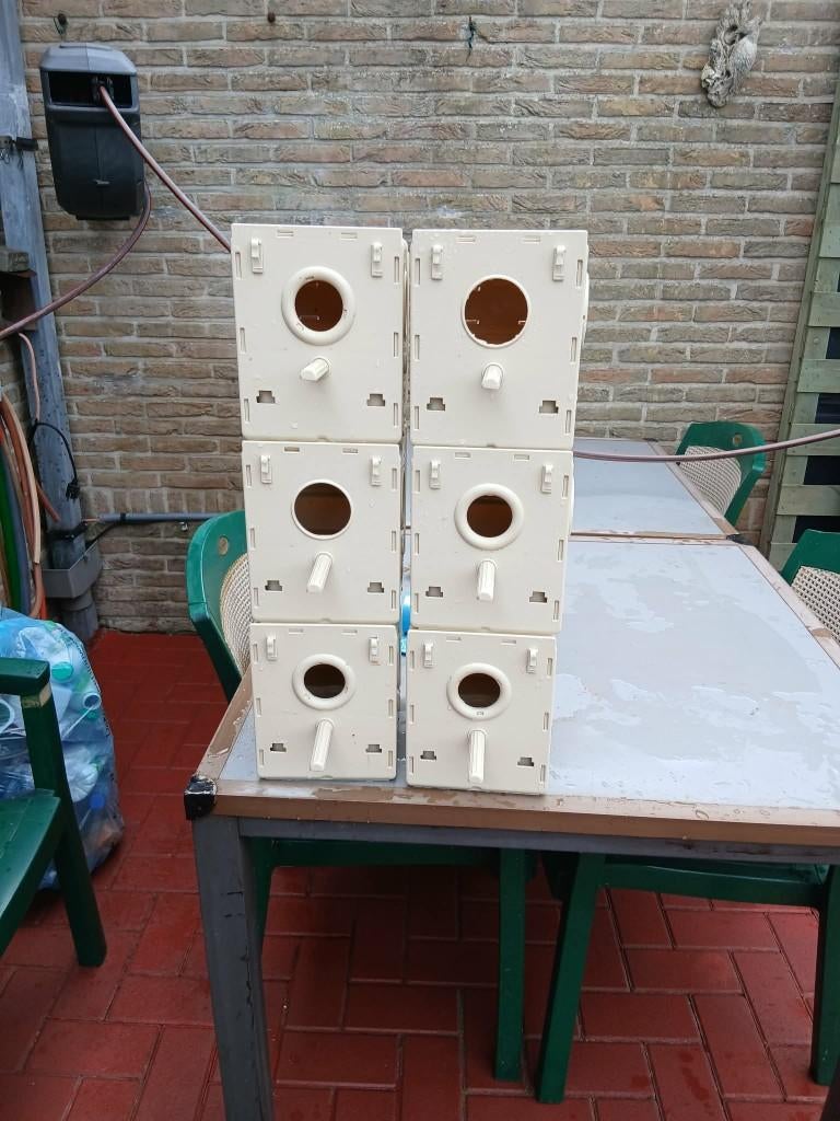 PVC nesten blokken dwergparkieten kosten nieuw 25 stuk, Enlèvement, Comme neuf, Synthétique, Autres types
