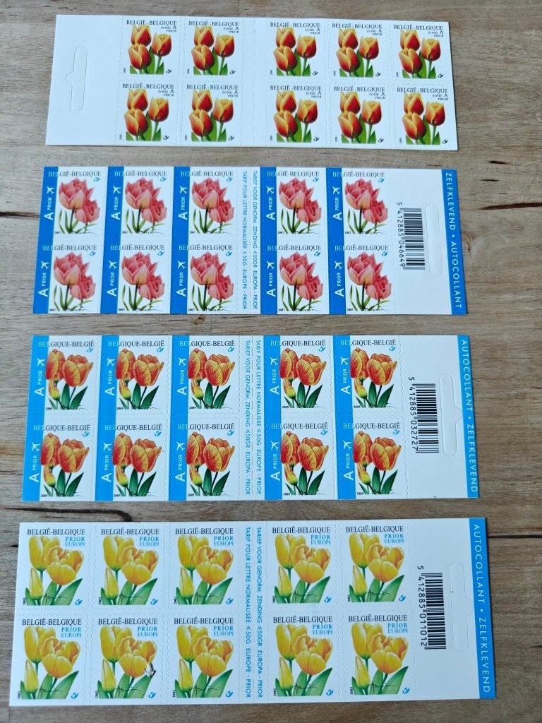 timbres tulipes - prix par pièce de 10 pièces, Timbres & Monnaies, Timbres | Europe | Belgique, Sans timbre, Enlèvement ou Envoi