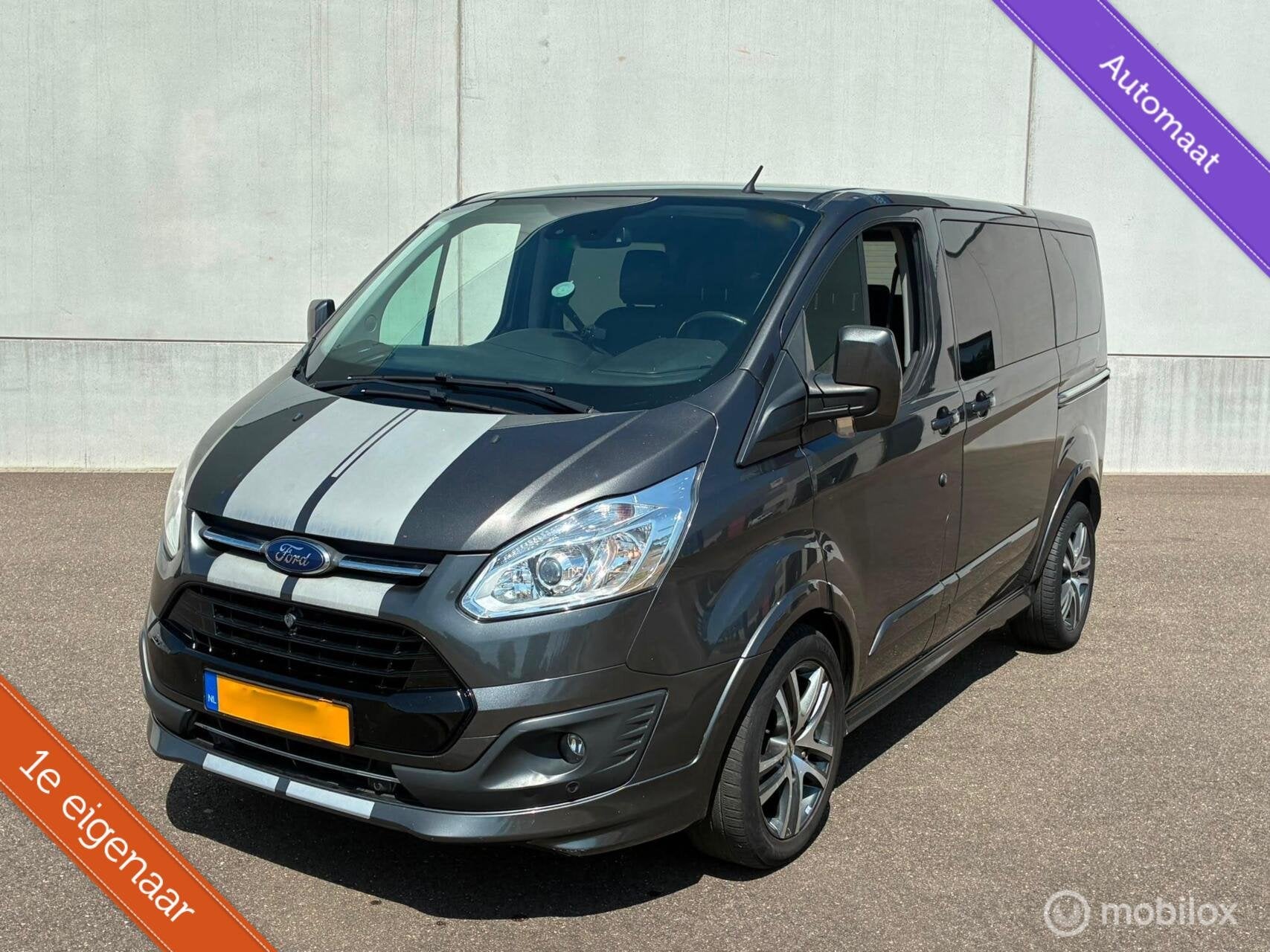Ford Transit Custom 2.0 TDCI L1H1 DC € 11999,- + 21% BTW, Cruise Control, Argent ou Gris, Achat, Euro 6