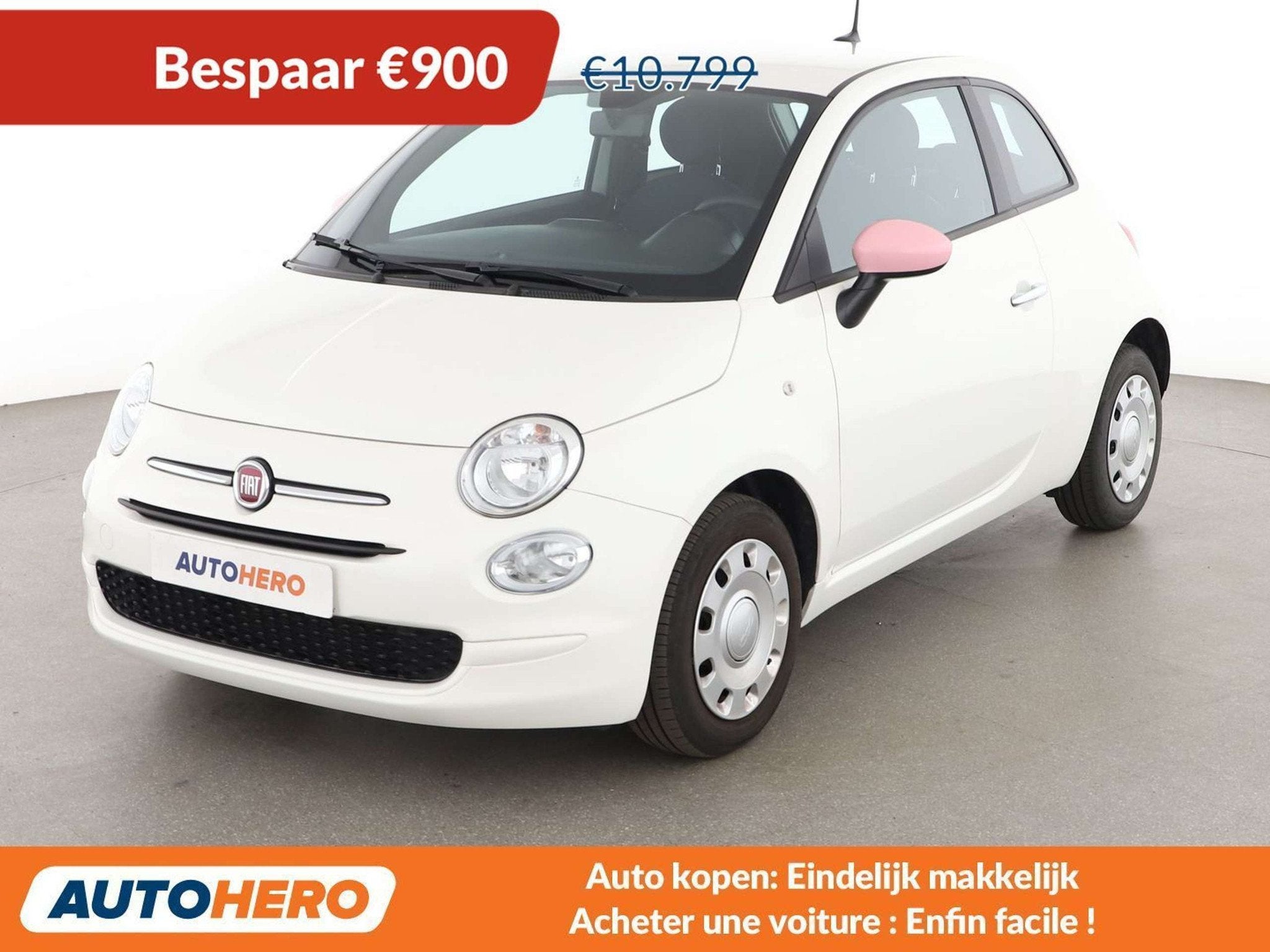 Fiat 500 1.0 Mild-Hybrid Cult (année de construction 2022), Autos, Achat, Euro 6, 69 ch, Noir