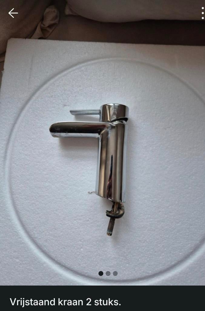 Vrijstaande kraan 2 stuks, Doe-het-zelf en Bouw, Sanitair, Ophalen, Kraan