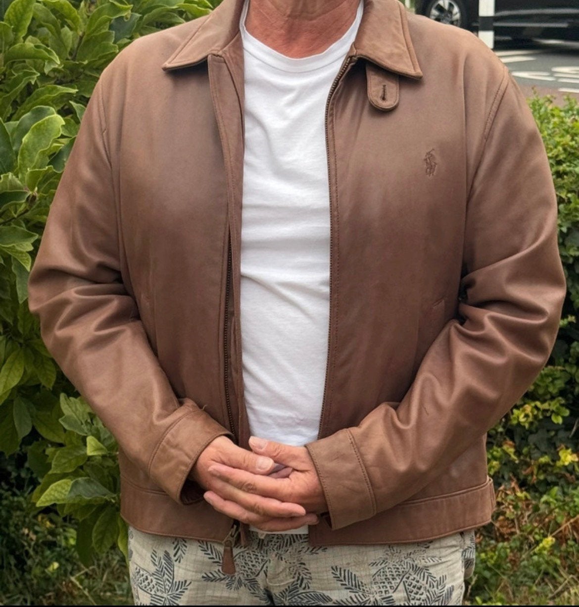 Ralph Lauren Jas, Kleding | Heren, Ophalen of Verzenden, Zo goed als nieuw, Maat 52/54 (L), Beige