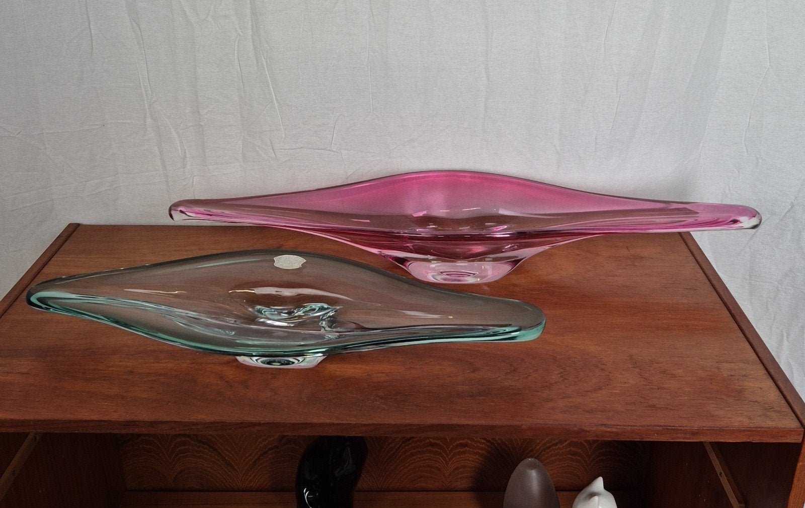 ensemble de plats en cristal du Val Saint Lambert, Enlèvement