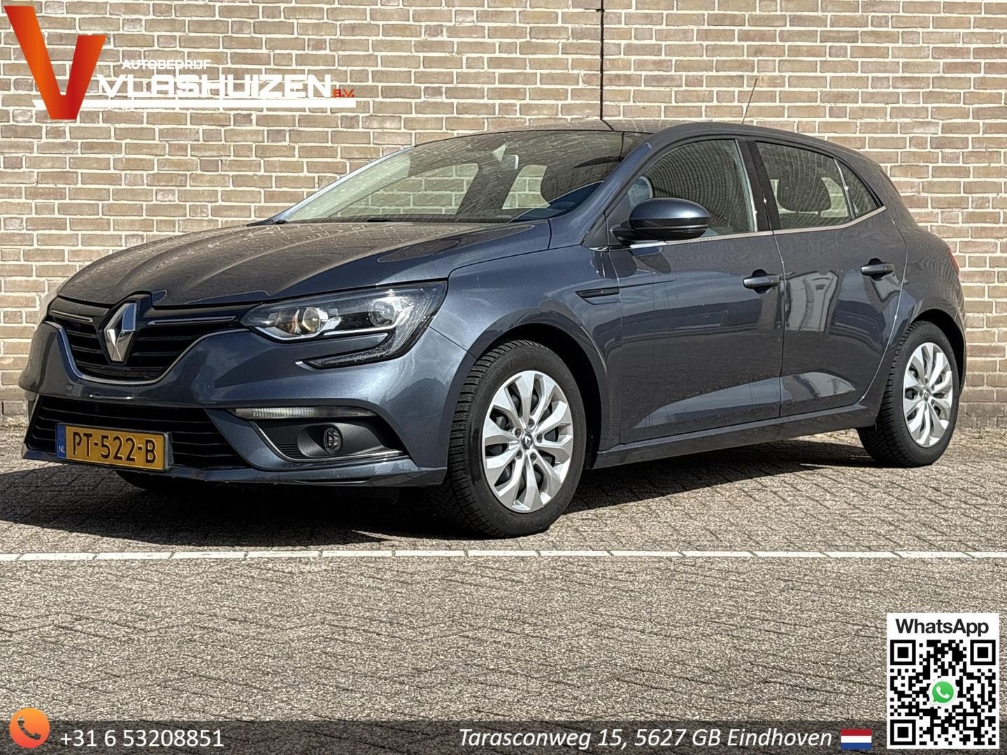 Renault Megane 1.2 TCe Zen | Climate | Cruise | Navi |, Auto's, Zwart, Zilver of Grijs, Electronic Stability Program (ESP), Bedrijf