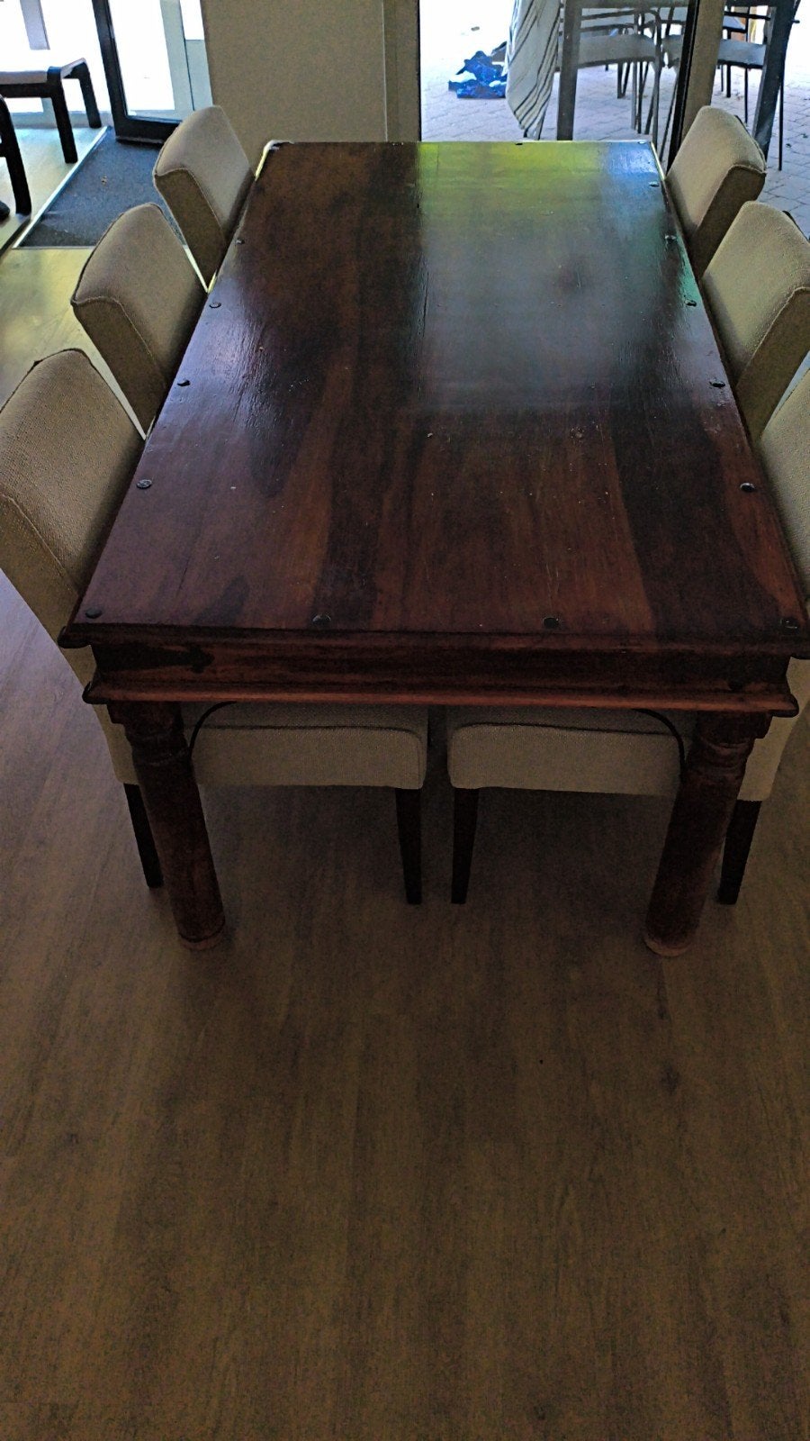eettafel, Ophalen
