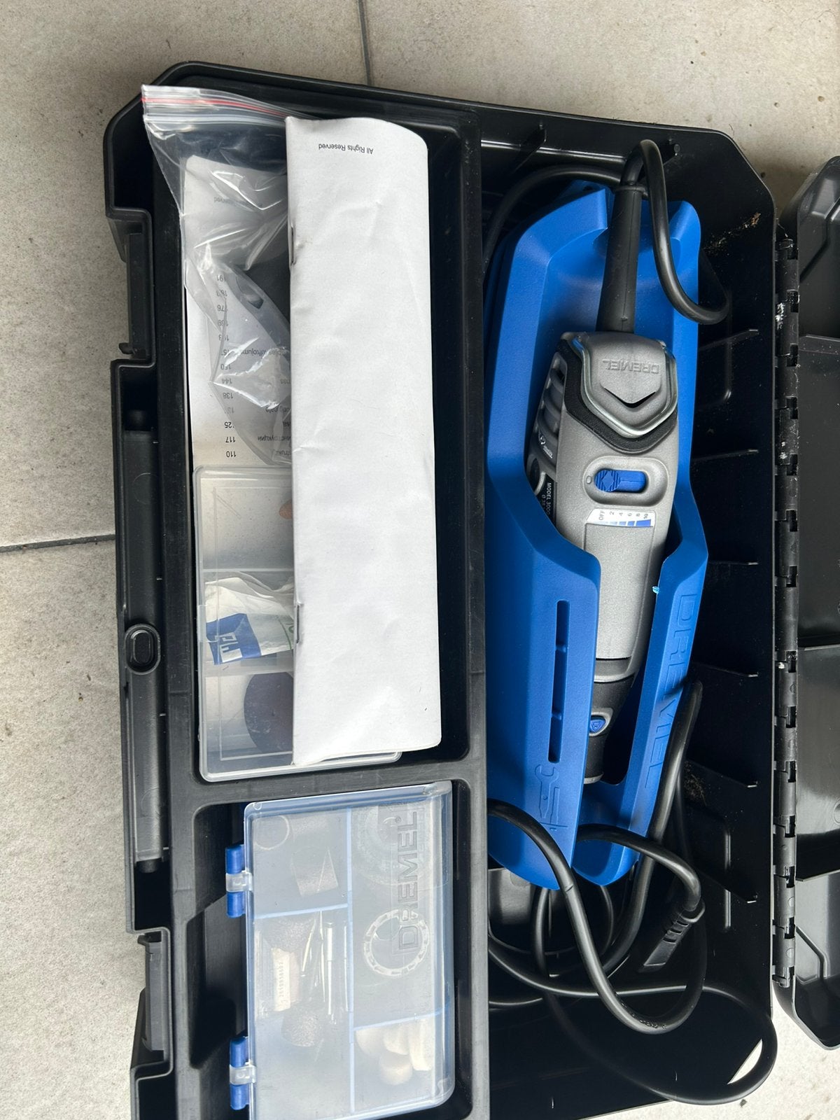 Dremel 3000, Ophalen
