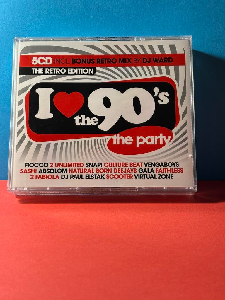 I love the 90’s  - the retro edition / 5cd box, Cd's en Dvd's, Verzenden
