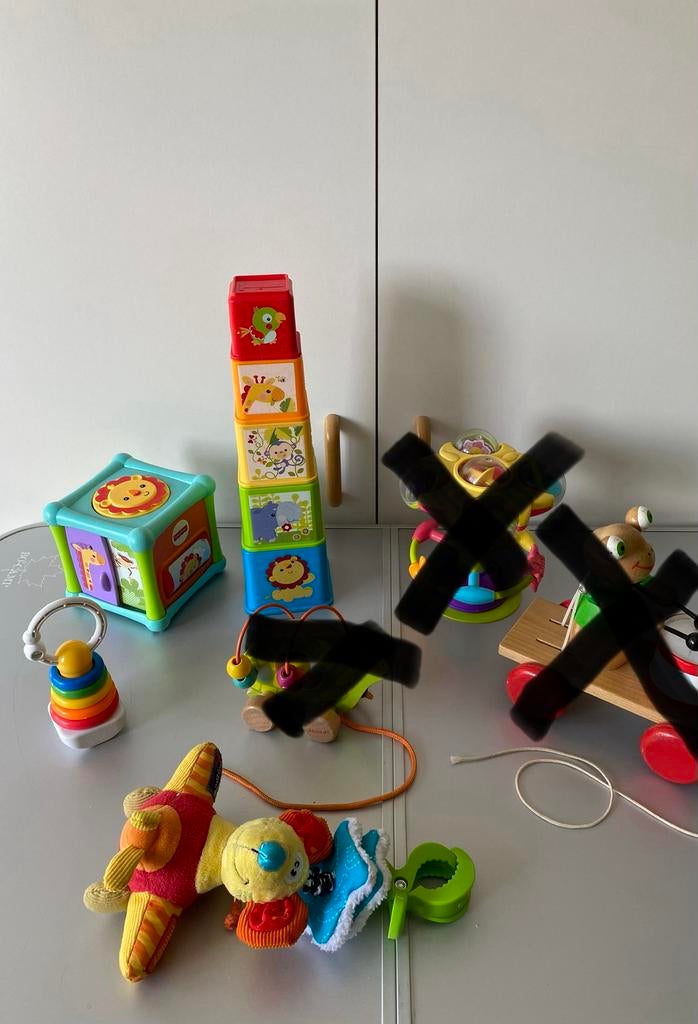 🍄 Fisher Price + Babyspeelgoed ( 2 € voor alles ), Ophalen of Verzenden, Zo goed als nieuw, Rammelaar