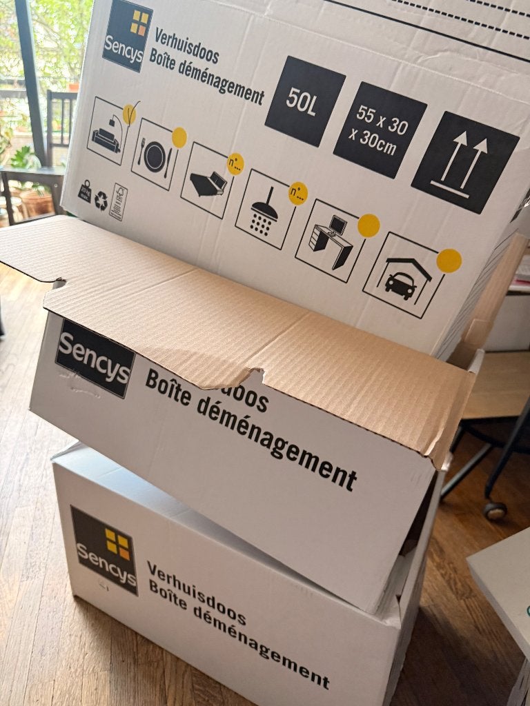 Verhuisdozen, Ophalen, Gebruikt, Opvouwbaar, Overige typen