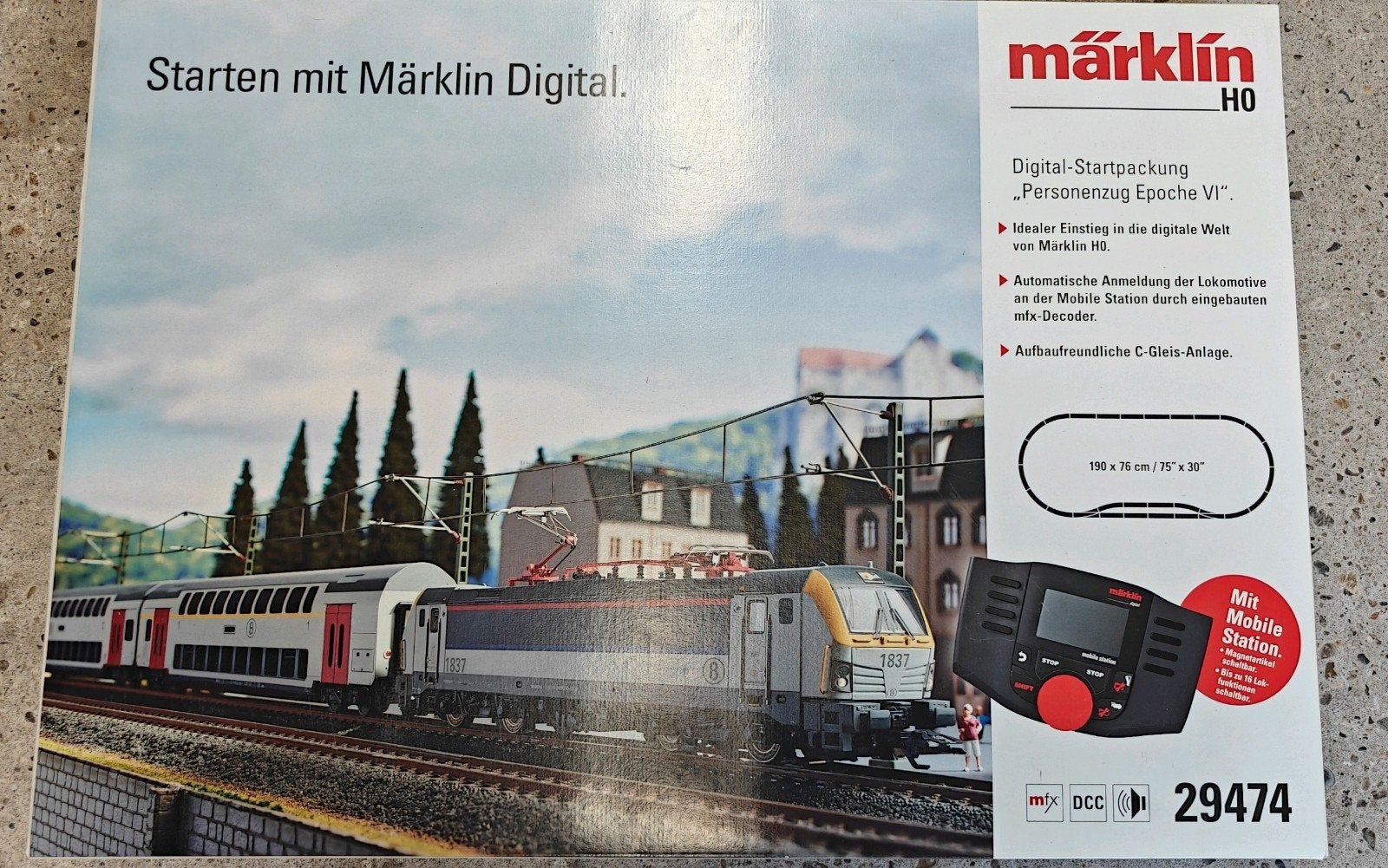 Märklin H0 Digitale Startset 29474 – NMBS, Wisselstroom, Treinset, Ophalen of Verzenden, Zo goed als nieuw