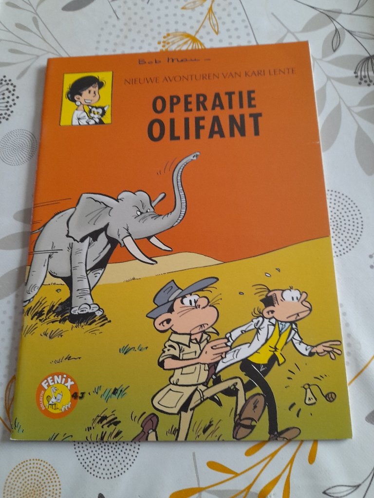 Kari Lente "Operatie olifant "Fenix nr 43 eerste druk 2007, Livres, BD, Enlèvement ou Envoi, Neuf