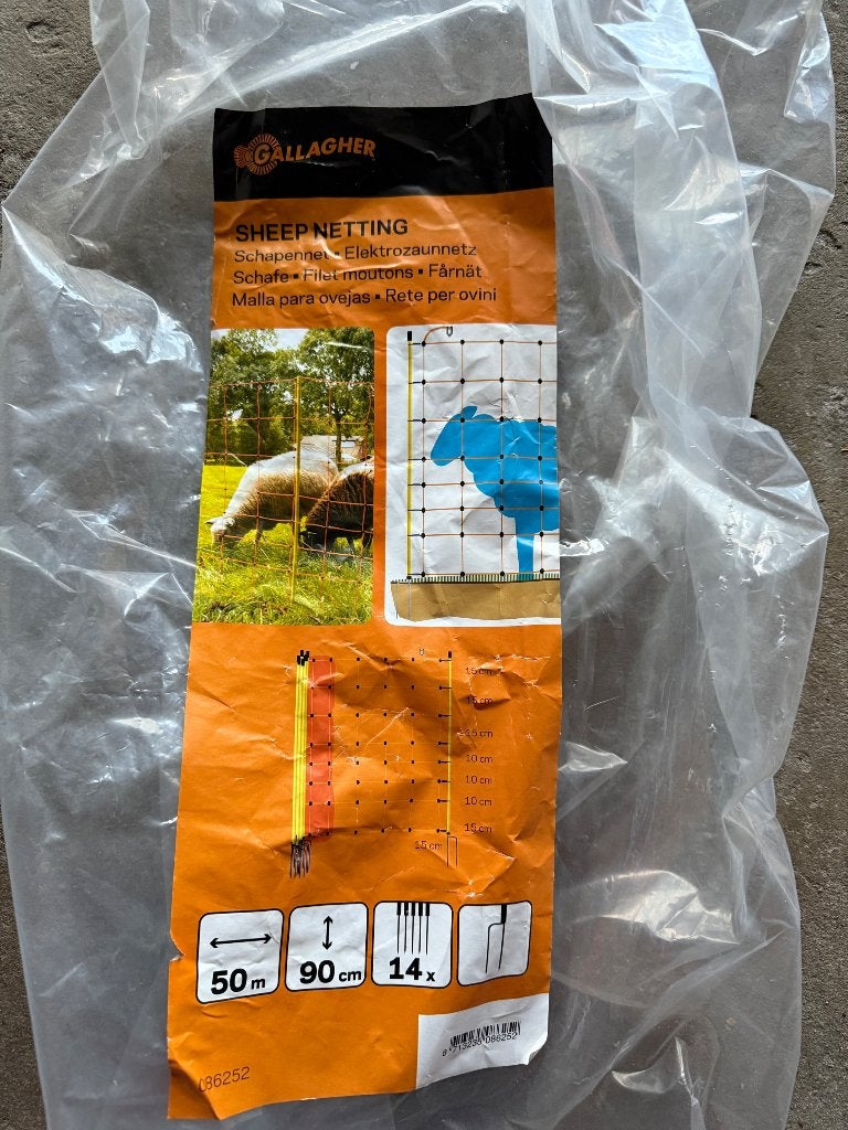 Clôture neuve pour animaux de 50m, Jardin & Terrasse, Enlèvement ou Envoi, Neuf, Synthétique, Clôture barrée