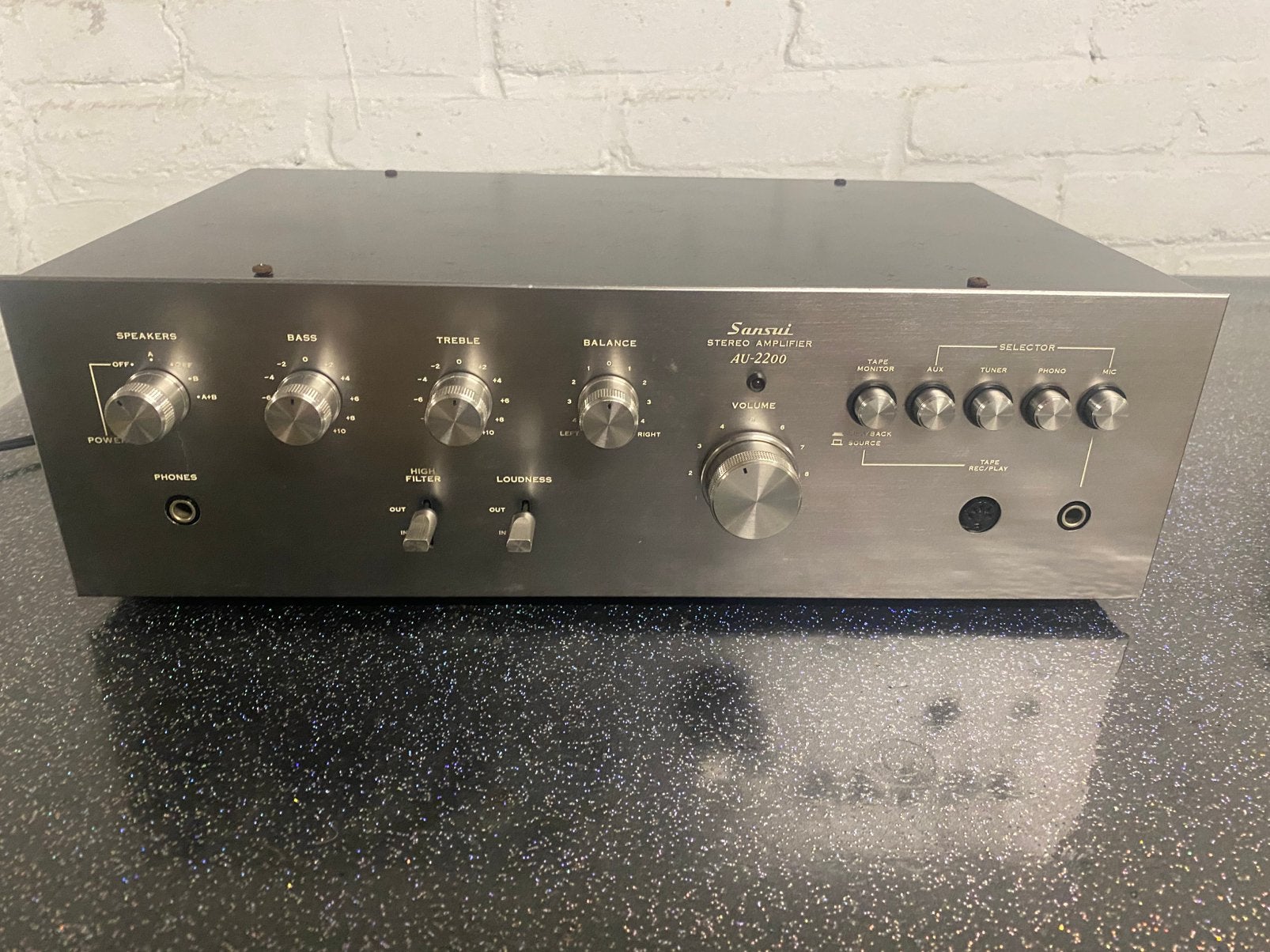 Sansui AU-2200 Vintage stereoversterker, Audio, Tv en Foto, Ophalen, Versterker