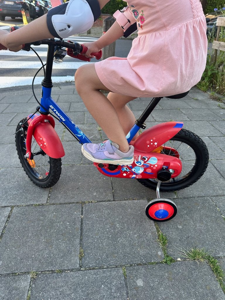 B'Twin Calipo 14 pouces avec stabilisateurs, Vélos & Vélomoteurs, Frein sur jante, Stabilisateurs, Enlèvement, Utilisé