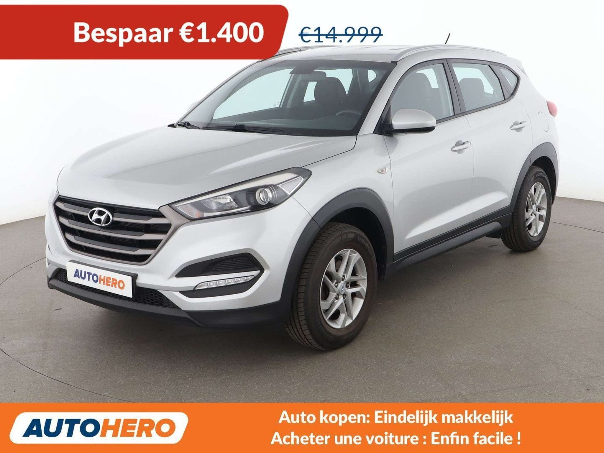 Hyundai Tucson 1.6 Classic blue 2WD, Autos, Argent ou Gris, Achat, Boîte manuelle, Noir
