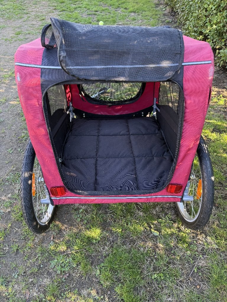 hondenfietskar, Dieren en Toebehoren, Trixie, Ophalen, Zo goed als nieuw, Hondenfietskar