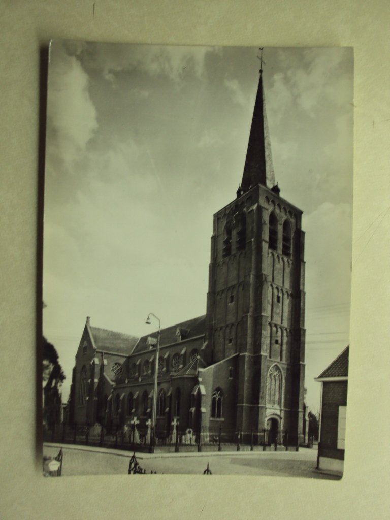 56526 - LILLE - SINT-PIETERS - SINT-PIETERSKERK - 2 FOTO'S, Verzamelen, Postkaarten | België, Verzenden