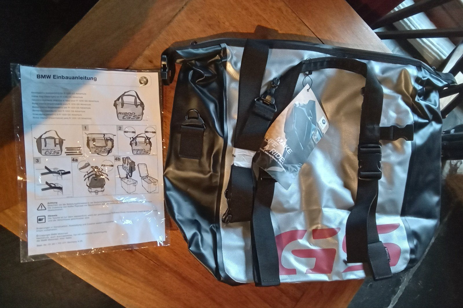 BMW Sac intérieur de Valise Alu - R1200GS  Adventure NEUF, Motos, Enlèvement ou Envoi, Neuf
