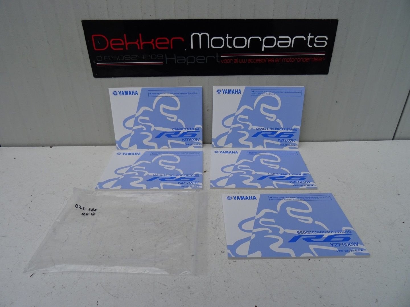 Instructie boekjes / Instructie boek Yamaha YZF R6 2017-2024, -, -, Nieuw, Ophalen of Verzenden