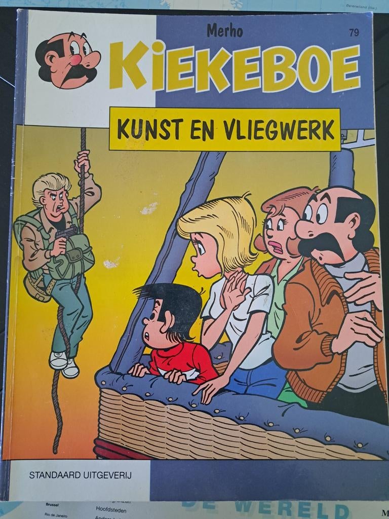 Strip kiekeboe 79 kunst en vliegwerk, Ophalen, Eén stripboek, Merho, Zo goed als nieuw