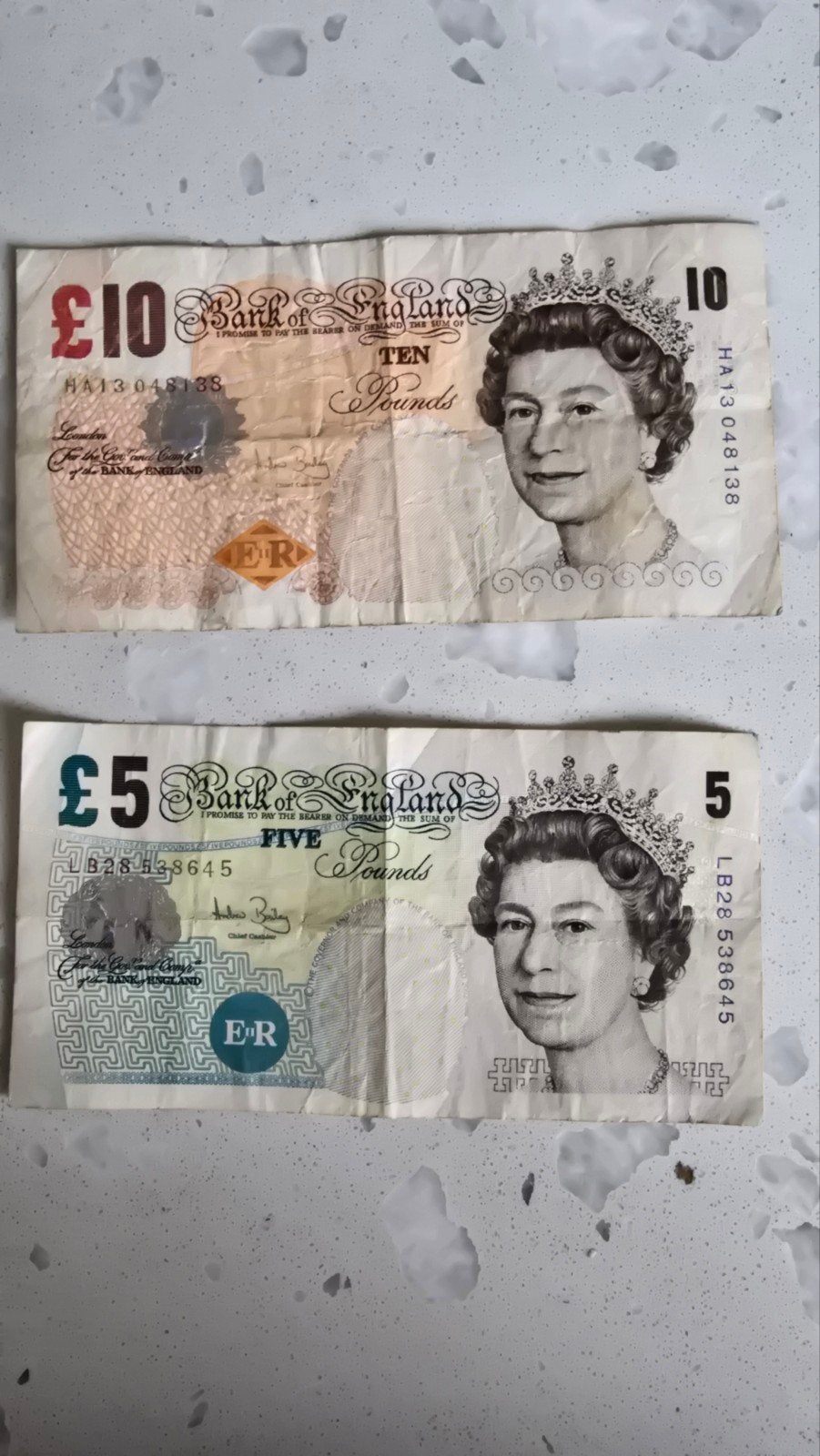 Billets de banque Angleterre, Timbres & Monnaies, Enlèvement ou Envoi, Autres pays, Billets en vrac