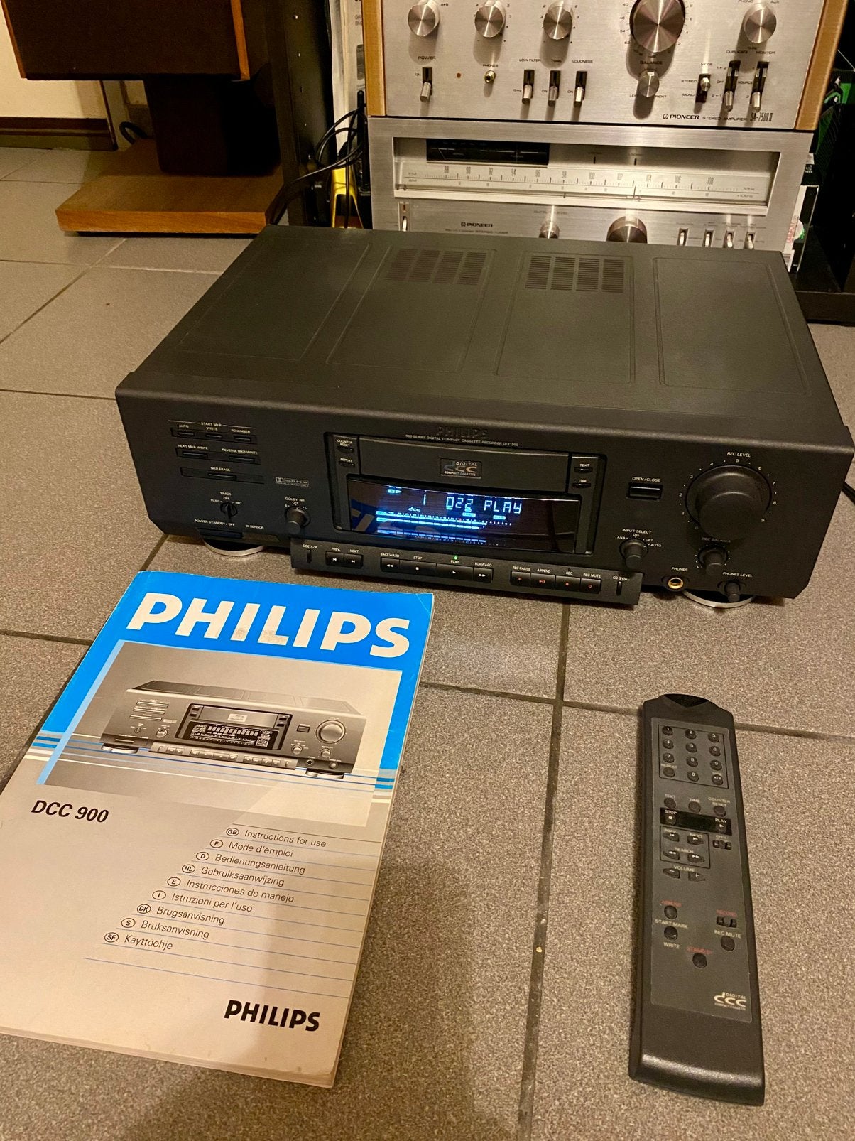 Philips DCC 900, Audio, Tv en Foto, Cassettedecks, Ophalen, Enkel, Philips, Tiptoetsen