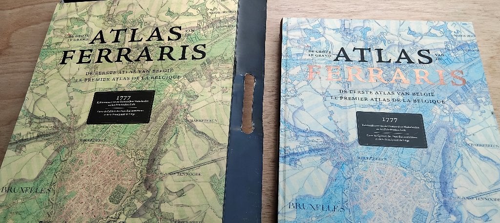 Ferraris Atlas, Boeken, Atlassen en Landkaarten, Overige atlassen, Voor 1800, België, Ferraris