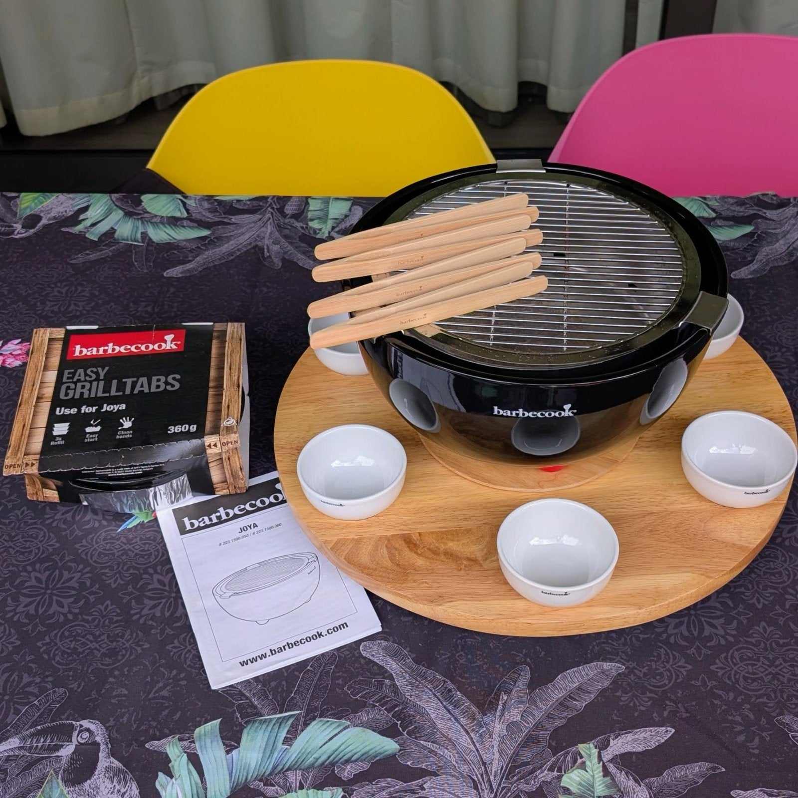 Barbecook Joya + draaitafel, Tuin en Terras, Elektrische barbecues, Ophalen, Gebruikt, Barbecook