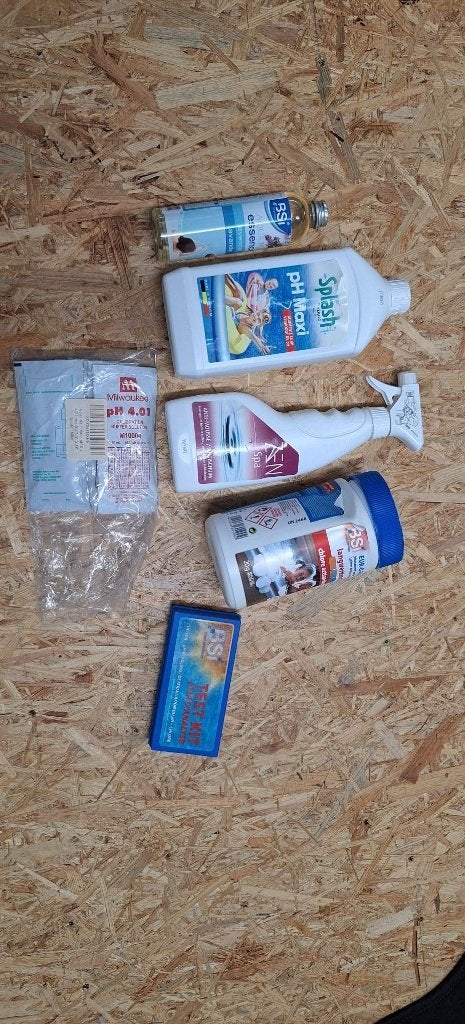 producten voor jacuzzi gratis, Tuin en Terras, Ophalen, Gebruikt