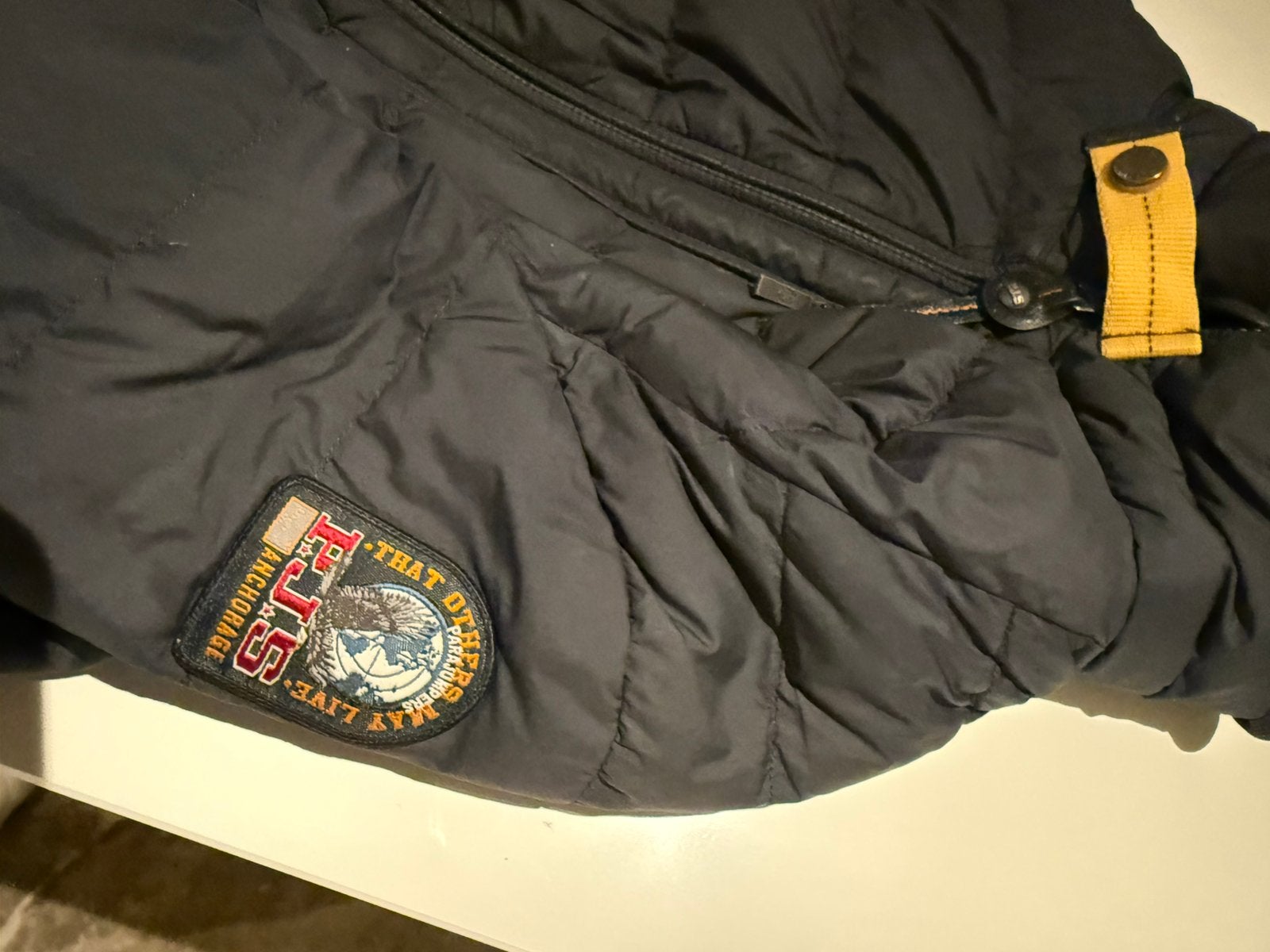 Parajumper jas, Kleding | Heren, Ophalen, Zo goed als nieuw, Maat 48/50 (M), Zwart