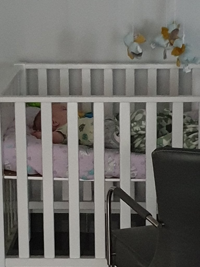 babybed, Ophalen, Zo goed als nieuw, Ledikant