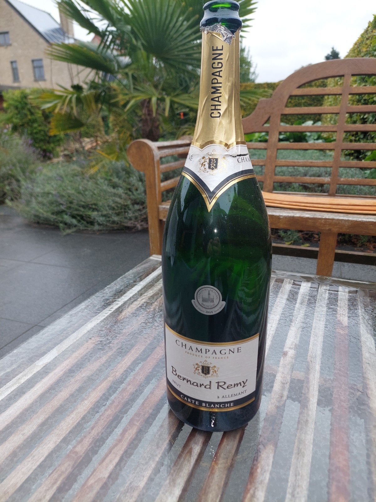 lege fles champagne 3 liter, Ophalen, Champagne