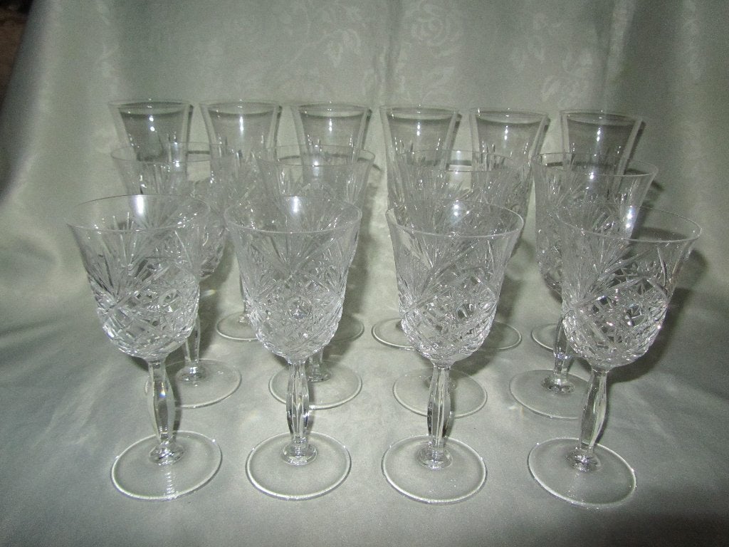 Klein Bertrichamps Baccarat-kristal: 14 glazen!, Antiek en Kunst, Ophalen