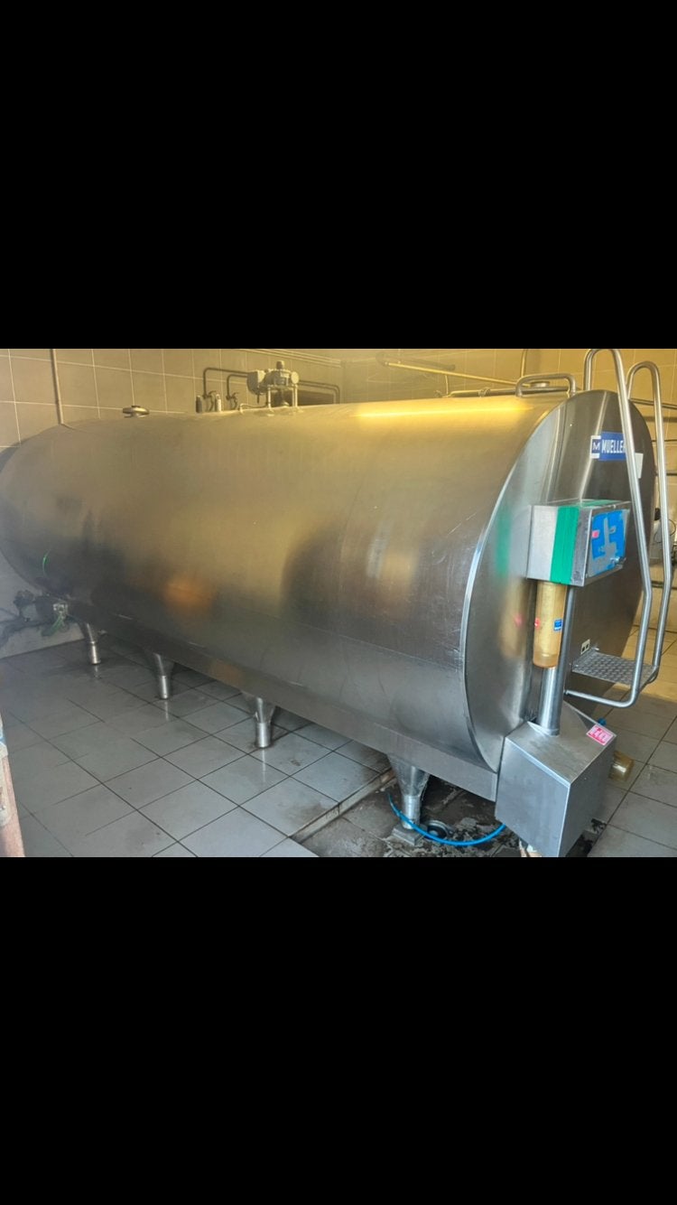 Melktank/melkkoeltank Mueller, Ophalen
