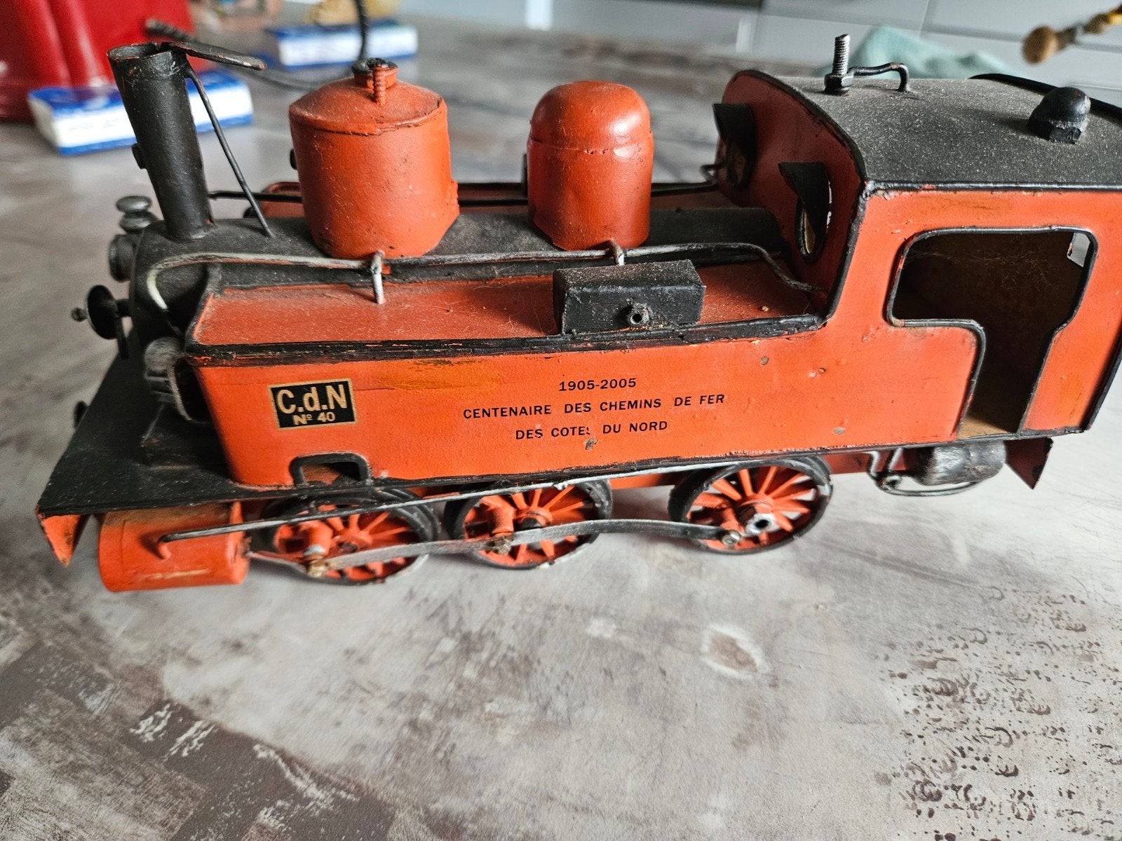 Décoration locomotive cdn n40, Verzamelen, Overige Verzamelen, Ophalen