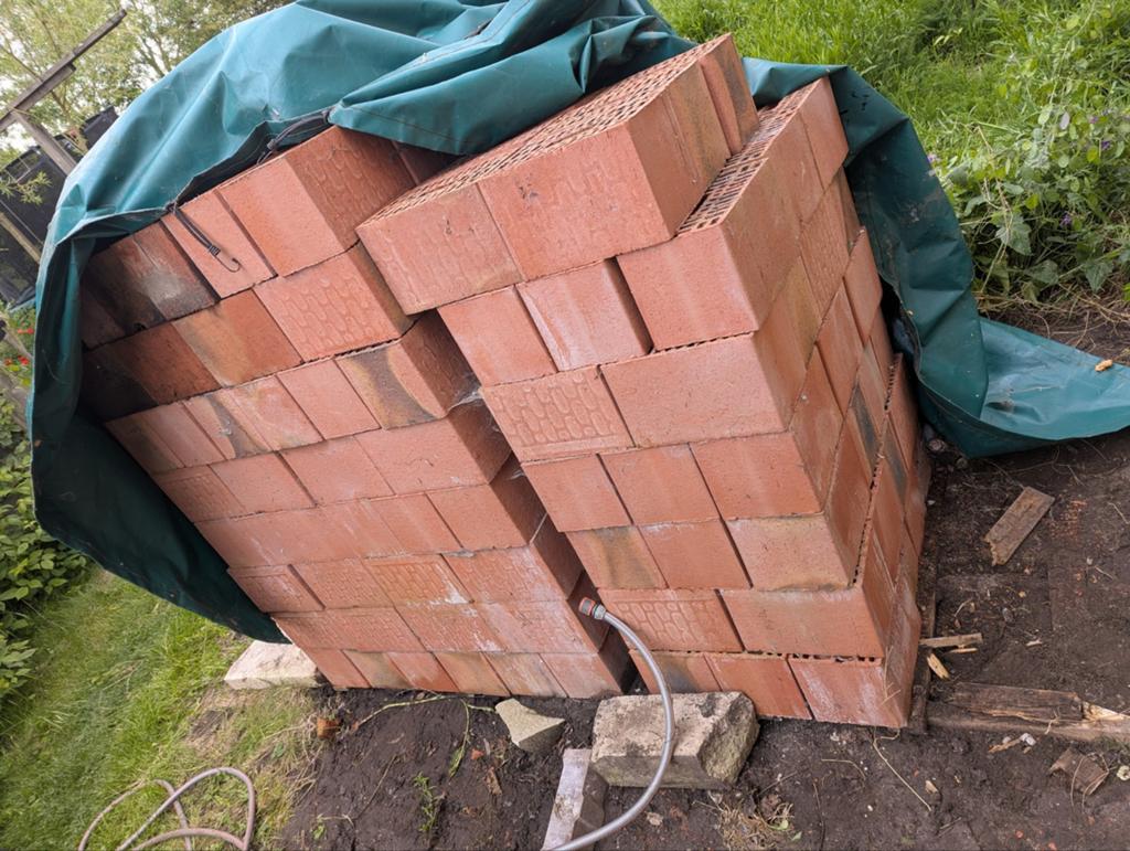 Snelbouwstenen Thermobrick Nieuw!  29*19*19 308 stuks, Doe-het-zelf en Bouw, Metselstenen, Ophalen, Nieuw, Bakstenen