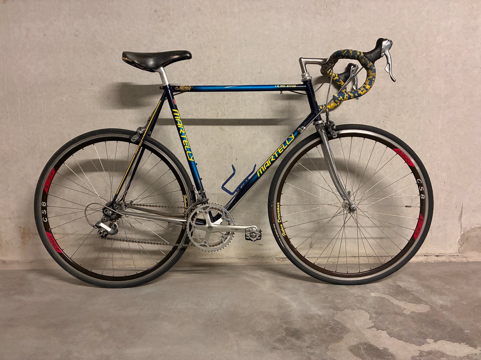 Martelly CR.MO Vitus 999 - Shimano 600 tricolore - 60 cm, Vélos & Vélomoteurs, Vélos | Vélos de course, Utilisé, Hommes, Autres marques