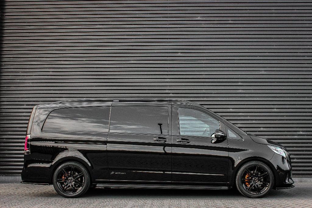 Mercedes V-klasse V300 240pk dubbel cabine, Auto's, Lichtsensor, Dealer onderhouden, 4 cilinders, Zwart