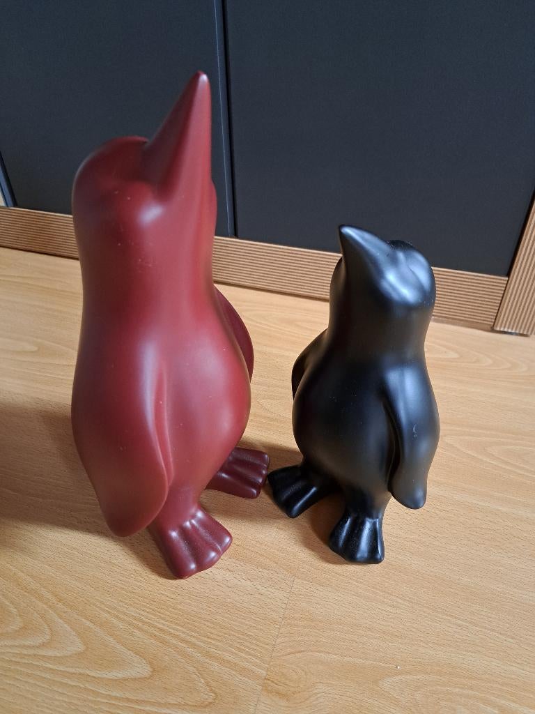 2 Design Pinguïn beeldjes, Verzamelen, Ophalen, Zo goed als nieuw, Overige typen