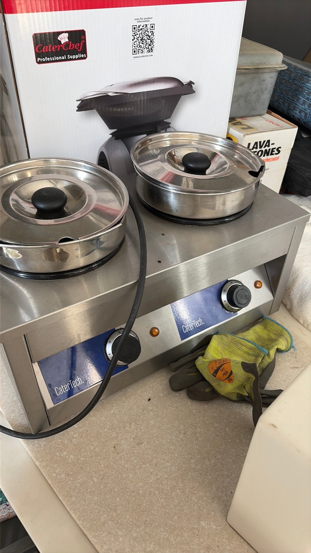 Bain marie - sauzenwarmer, Ophalen, Gebruikt