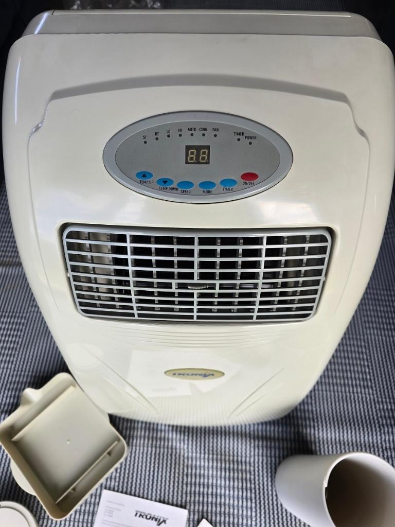 Climatiseur mobile qui refroidit, souffle et déshumidifie ., Electroménager, Climatiseurs, Utilisé, Climatiseur mobile, 3 vitesses ou plus