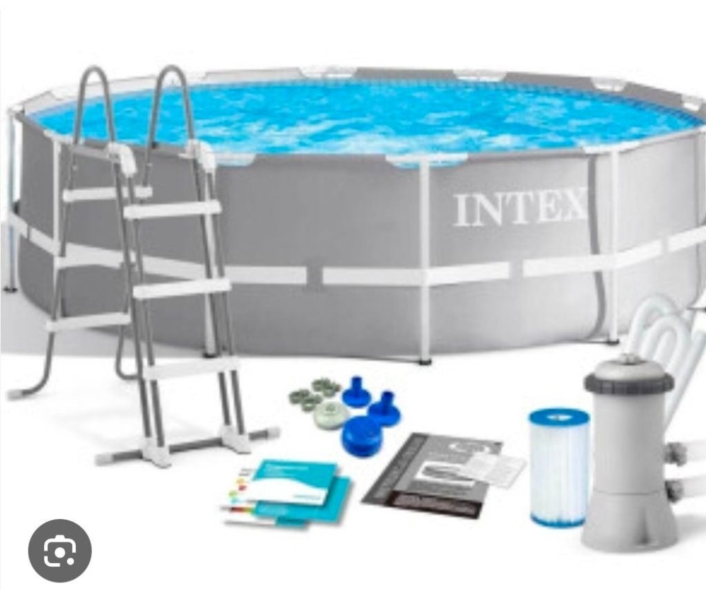 Piscine tubulaire intex 360x100, Ophalen, Gebruikt, 80 tot 120 cm, Rond