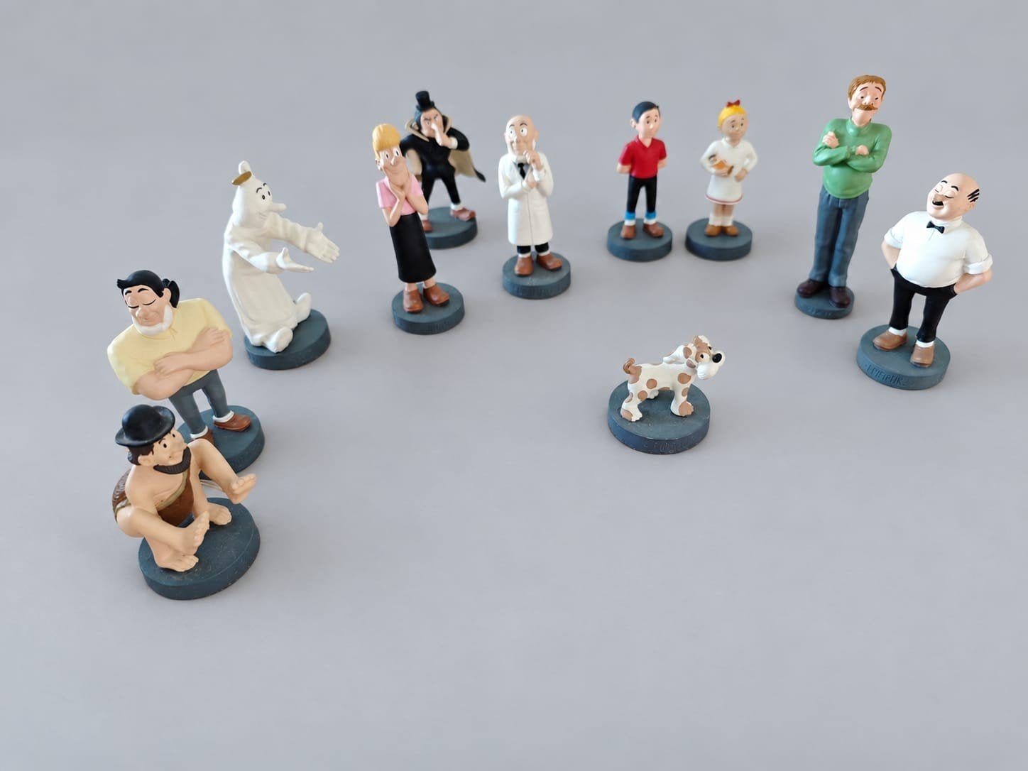 Set van 11 kleine Suske en Wiske-beeldjes., Verzamelen, Ophalen, Suske en Wiske, Zo goed als nieuw, Beeldje of Figuurtje