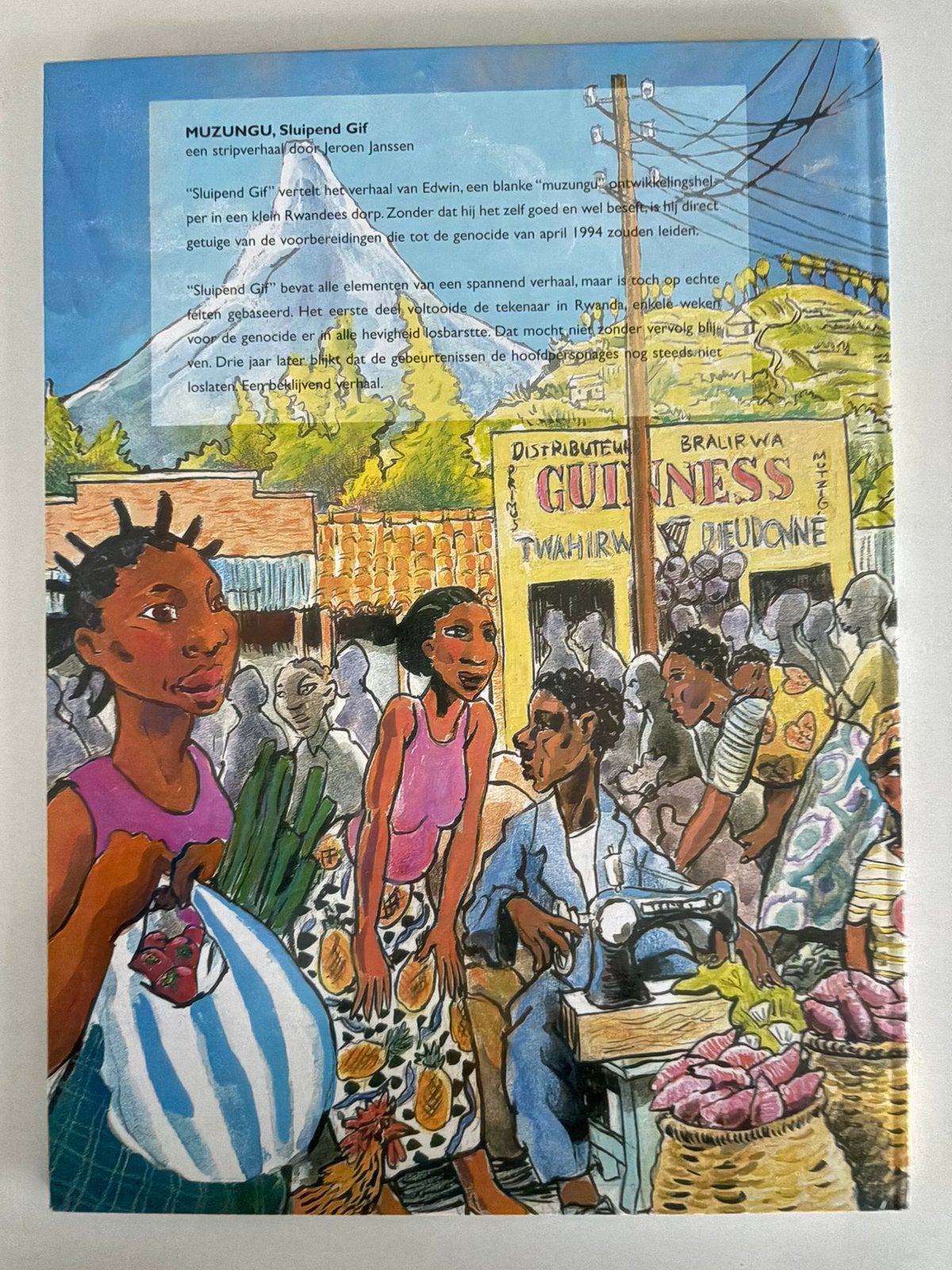 Muzungu. SLUIPEND GIF , graphic novel in HC, Peinture et dessin, Comme neuf, Jeroen Janssen, Enlèvement ou Envoi