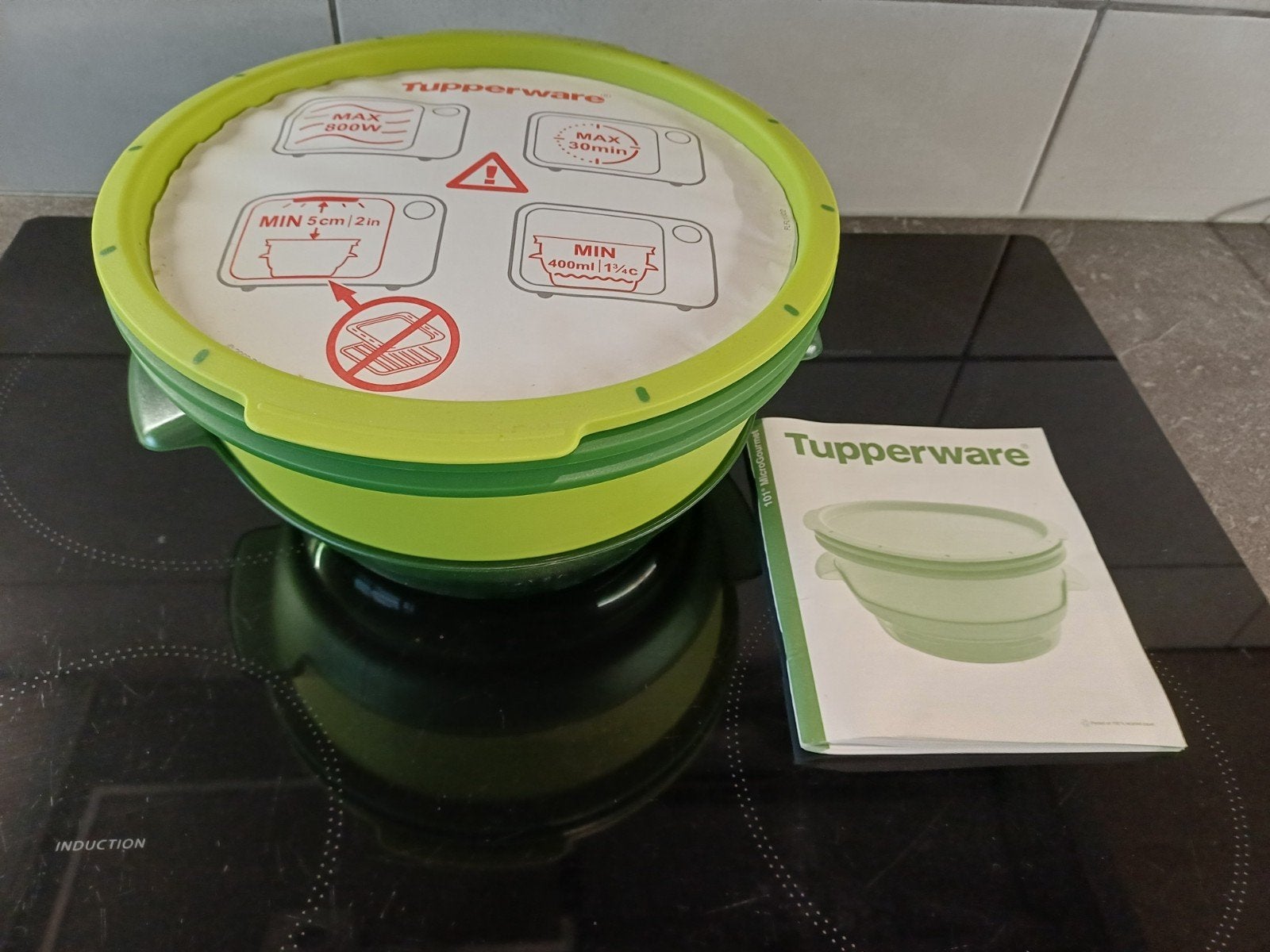 tupperware microgourmet, Ophalen