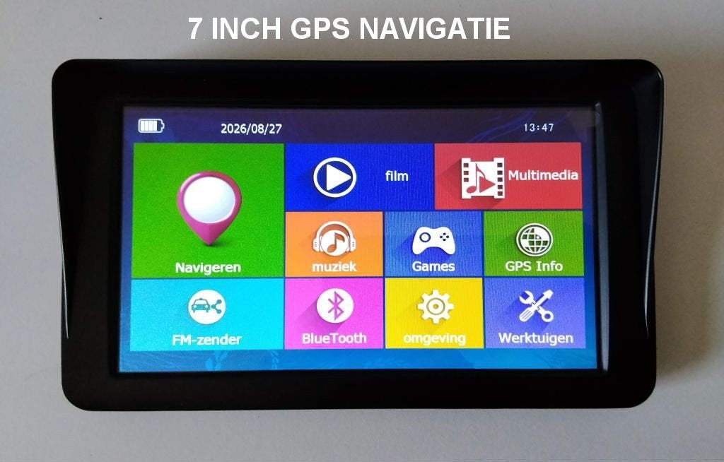 Nieuwe 7 inch GPS Navigatie voor Auto, Camper en Vrachtwagen, Auto diversen, Autonavigatie, Ophalen of Verzenden, Nieuw