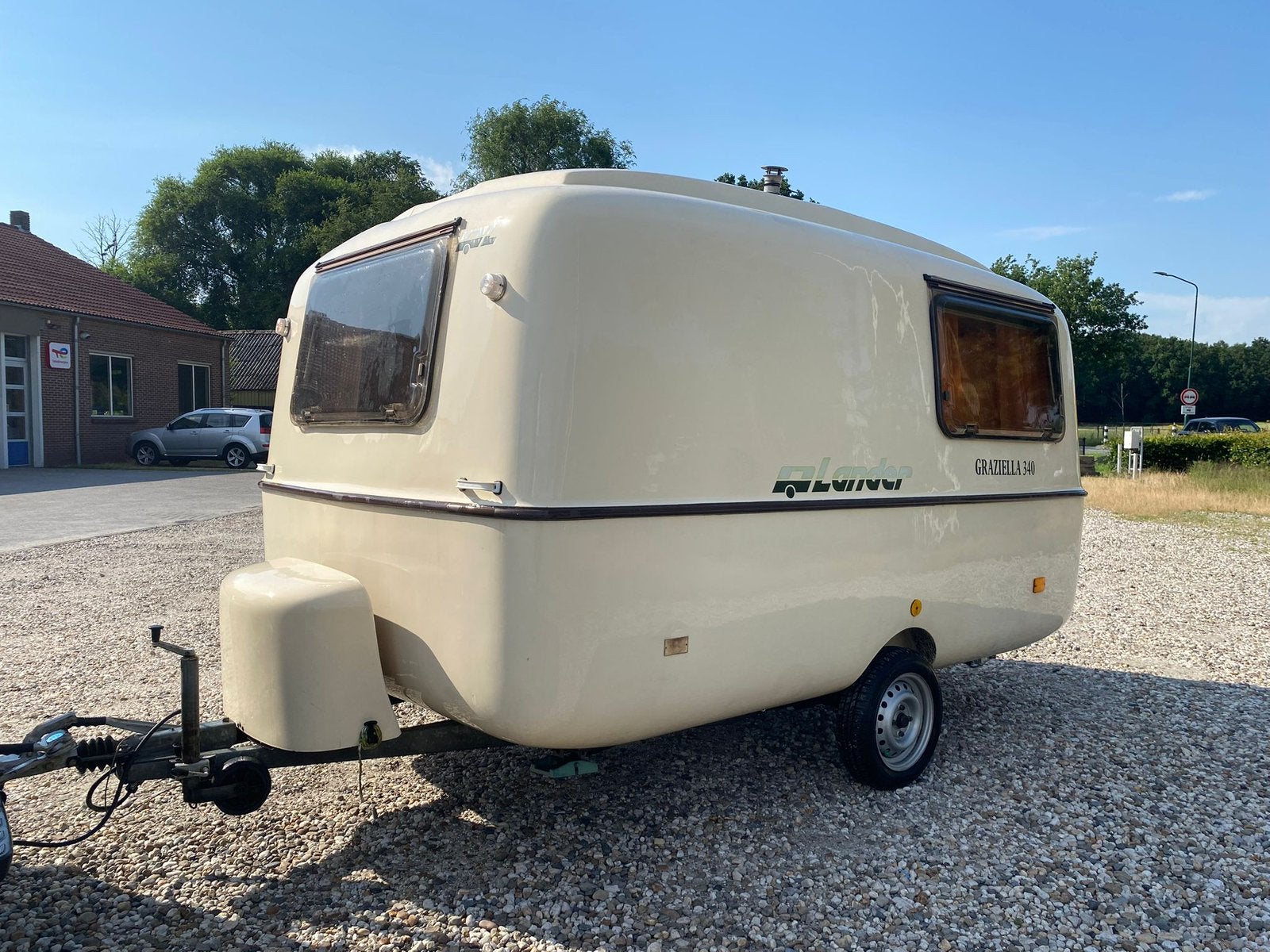 Leuke Caravanetje Lander Graziella Bora 340 max 750kg MTM, Caravans en Kamperen, Caravanaccessoires, Ophalen, Zo goed als nieuw